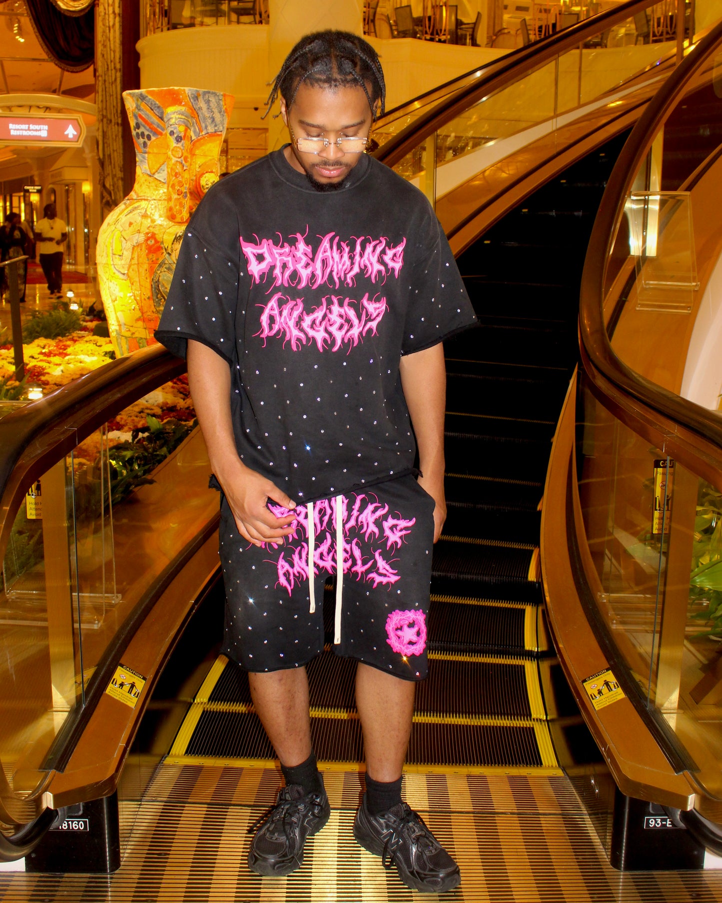 Black Chaos Tee Set