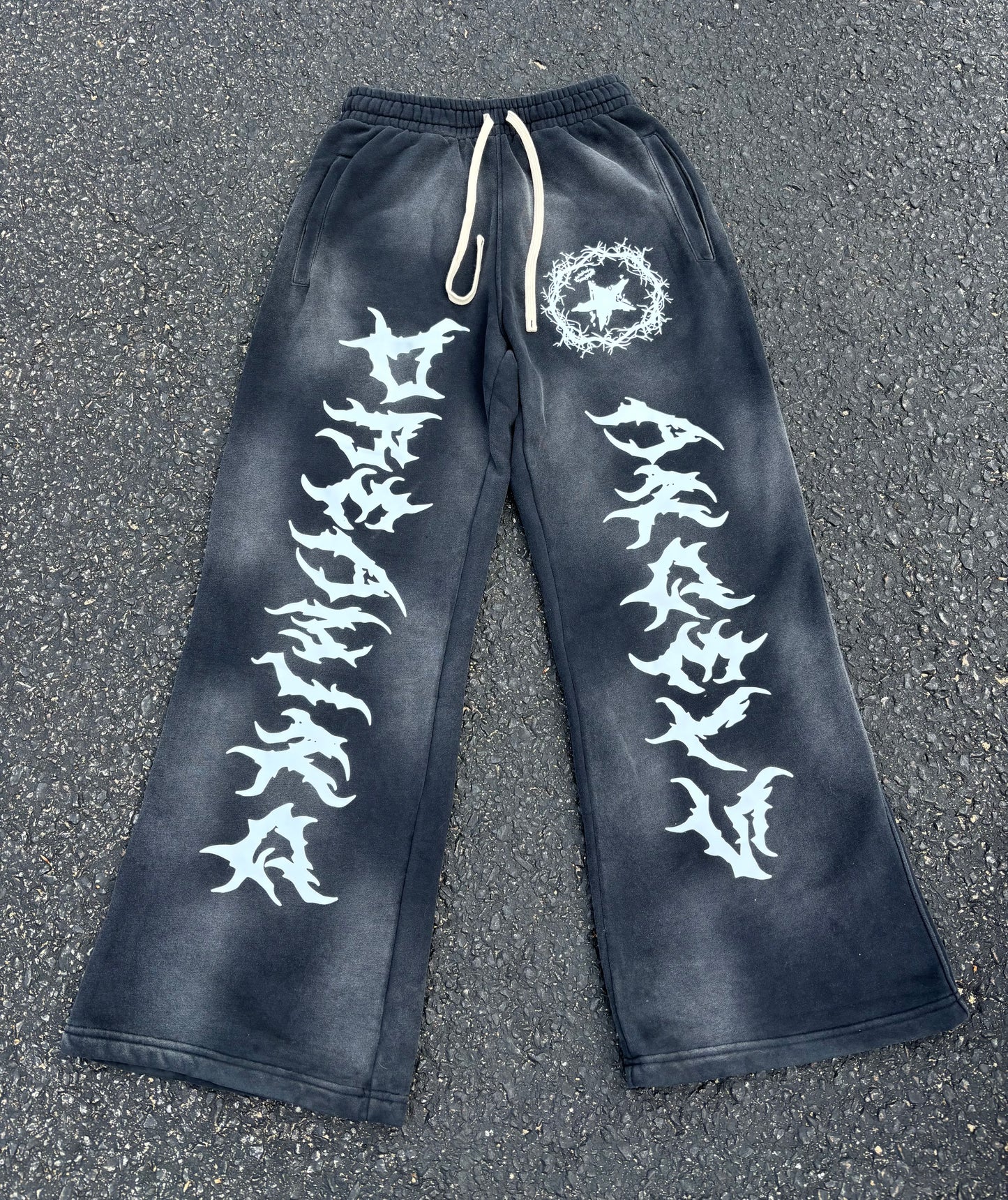 Black Chaos Wreath Sweatpants