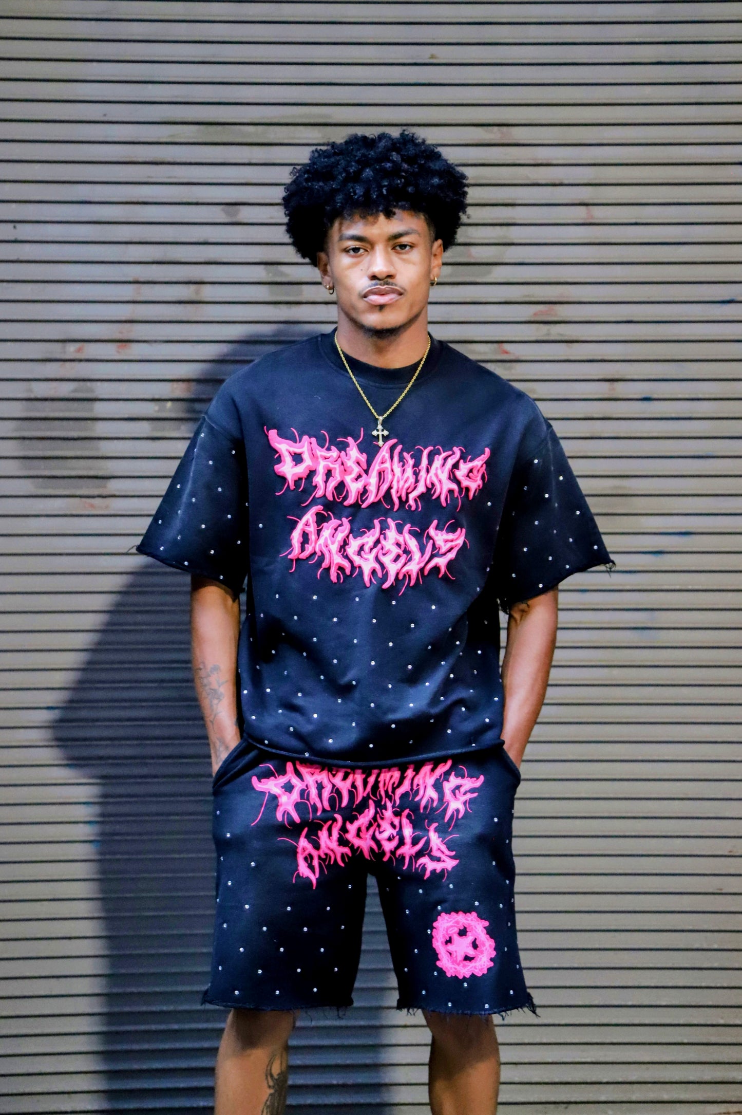 Black Chaos Tee Set