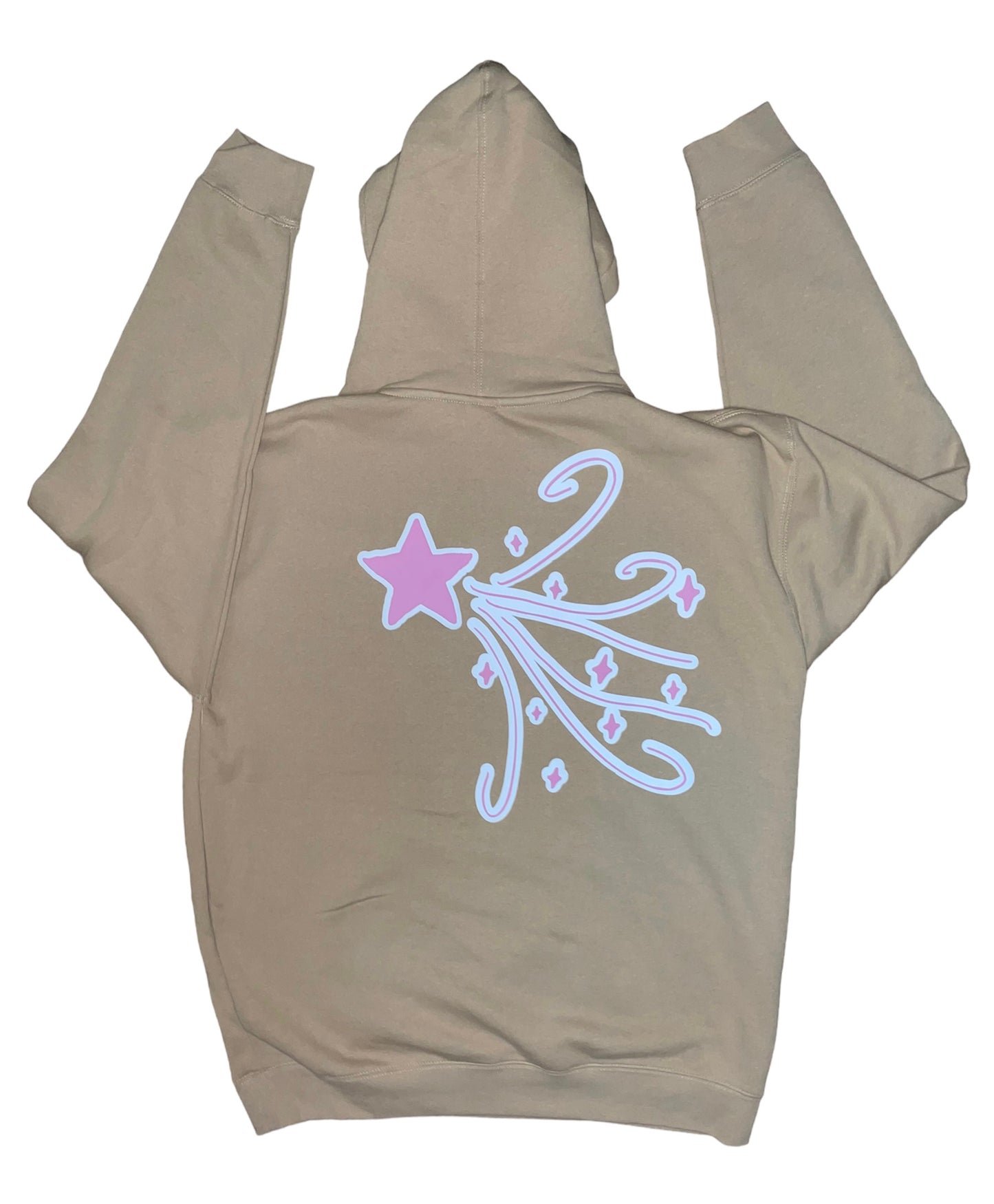 Puff Print Dreaming Angels Hoodie