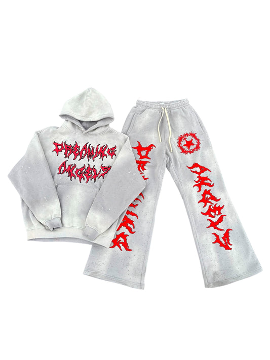 Gray Chaos Wreath Sweatsuit