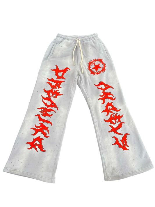 Gray Chaos Wreath Sweatpants
