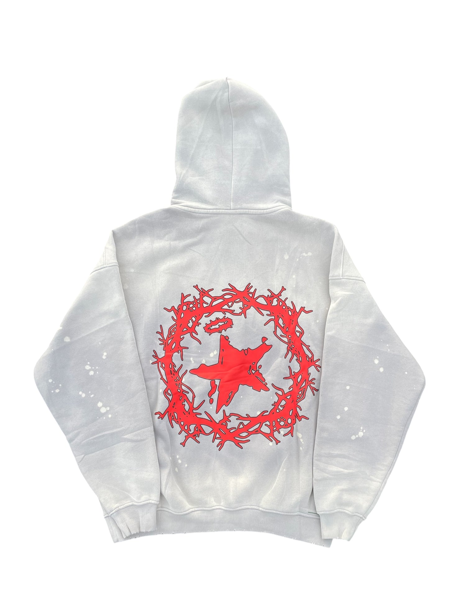 Grey Chaos Wreath Hoodie