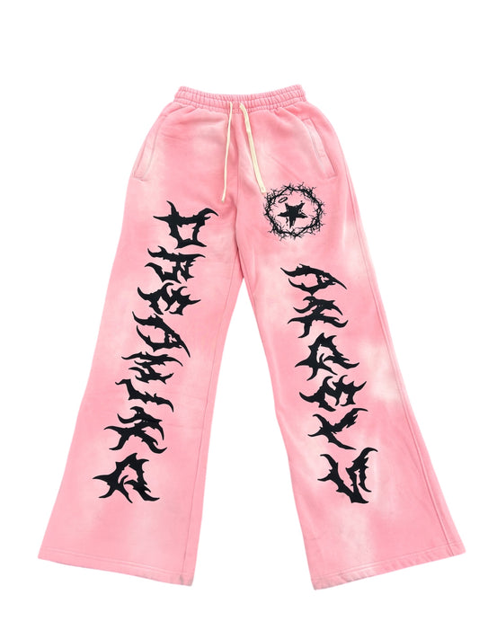 Pink Chaos Wreath Sweatpants