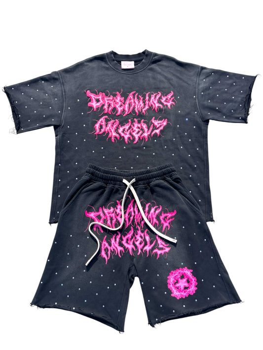 Black Chaos Tee Set