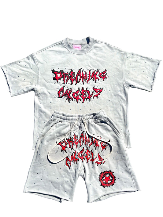 Gray Chaos Tee Set