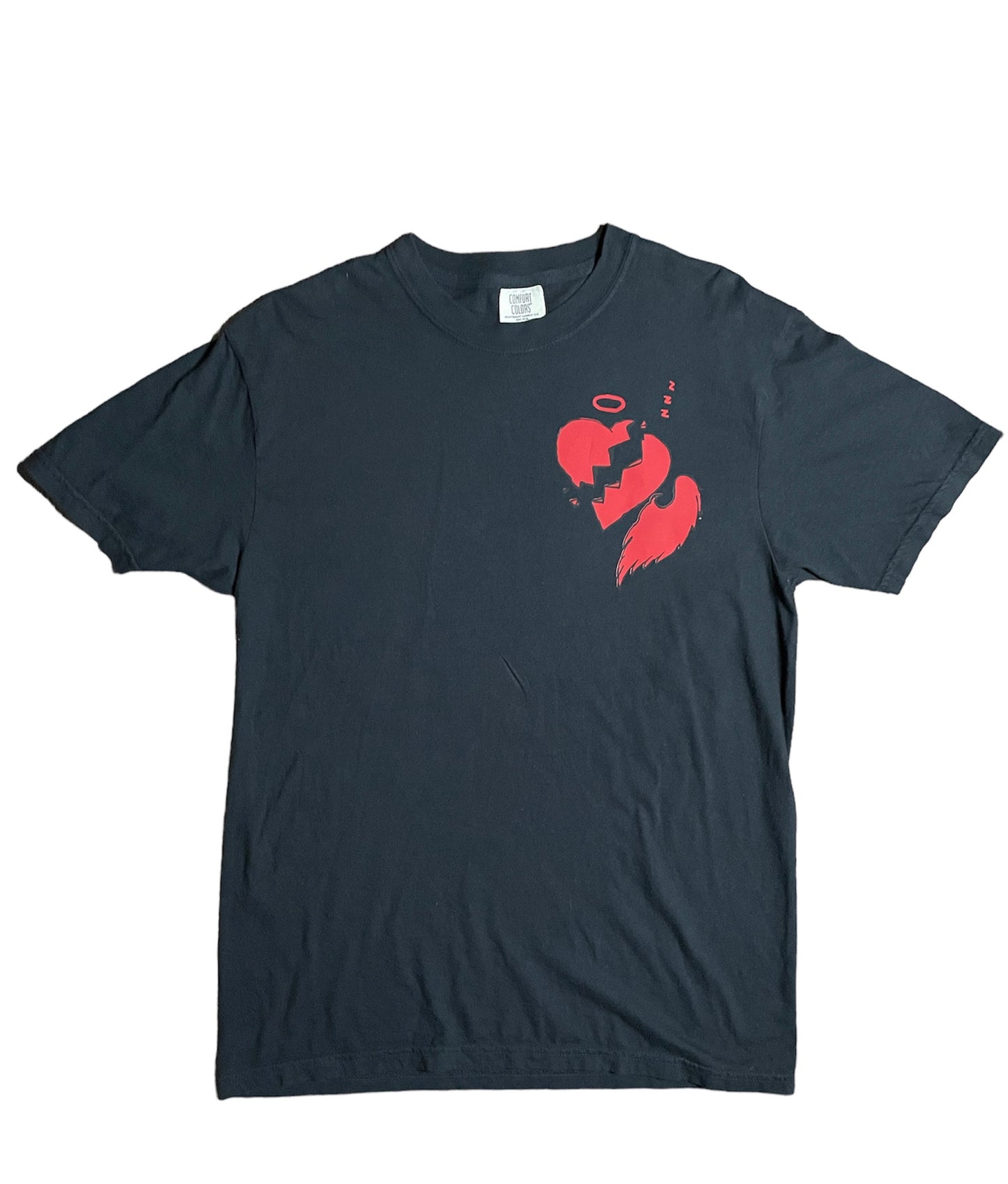 Black Broken Heart Tee