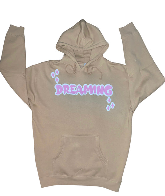 Puff Print Dreaming Angels Hoodie